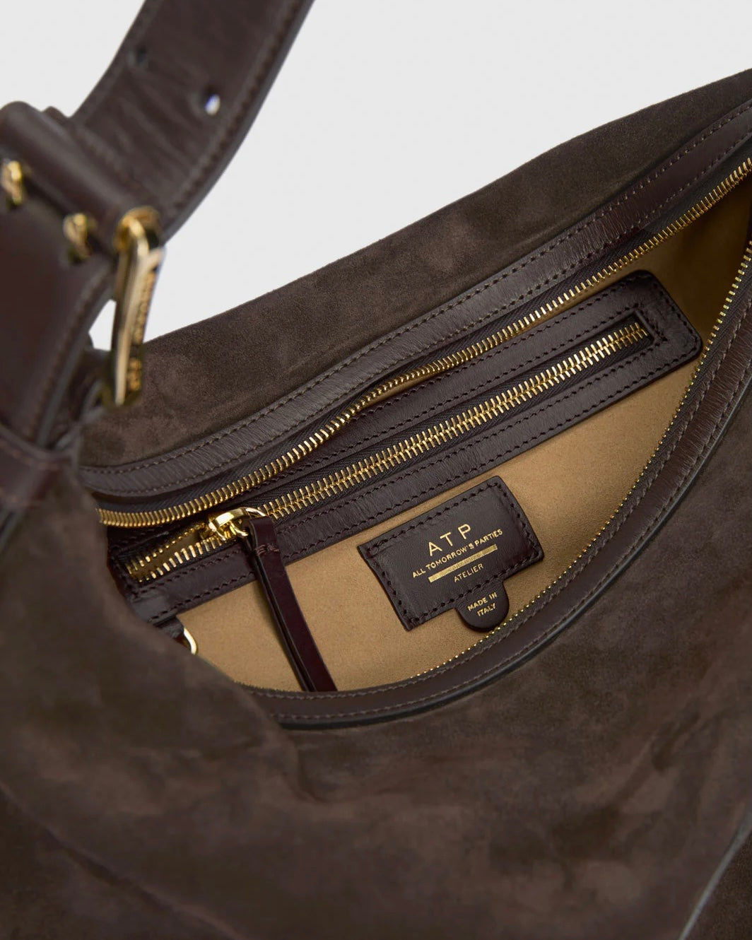 ATP Atelier Bassano Walnut suede/vachetta