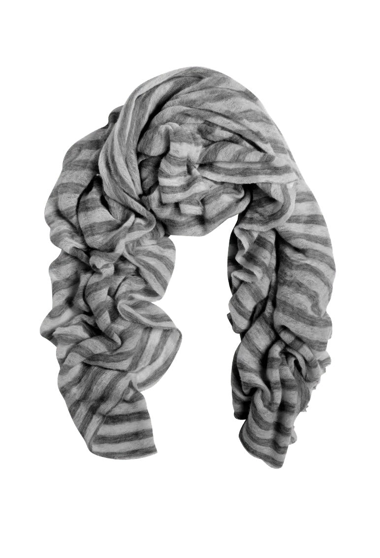 Natura Cashmere Cortina Stripe, Light Grey/Mid grey 2005