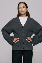 Julie Josephine Ragna cardigan, Dark grey