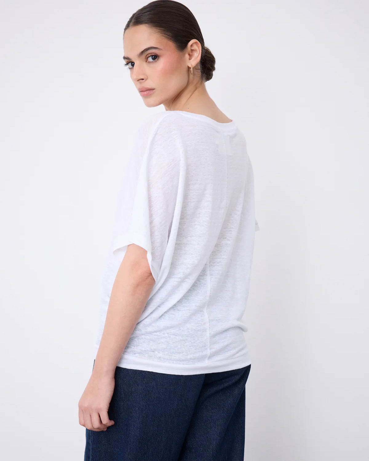 Notshy Cashmere Sophia tshirt, Hvit