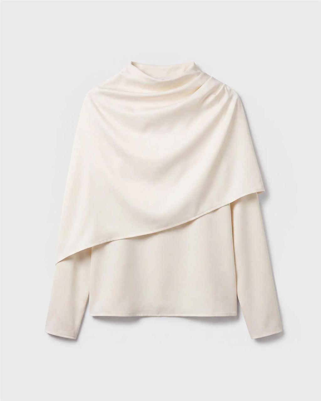 Marville Road The Sophia satin blouse, creme