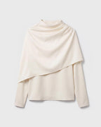 Marville Road The Sophia satin blouse, creme