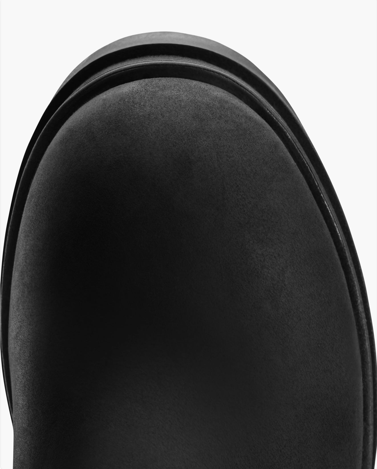 Helene Westbye Zip biker boot fur high, Rain svart