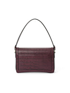 ECCO Pinch Bag Croc, Raisin