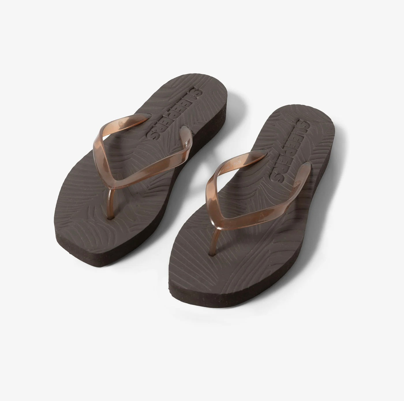 Sleepers Tapered Platfom, Brown transparant