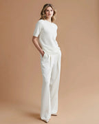 Andiata Gytta trousers, kalk