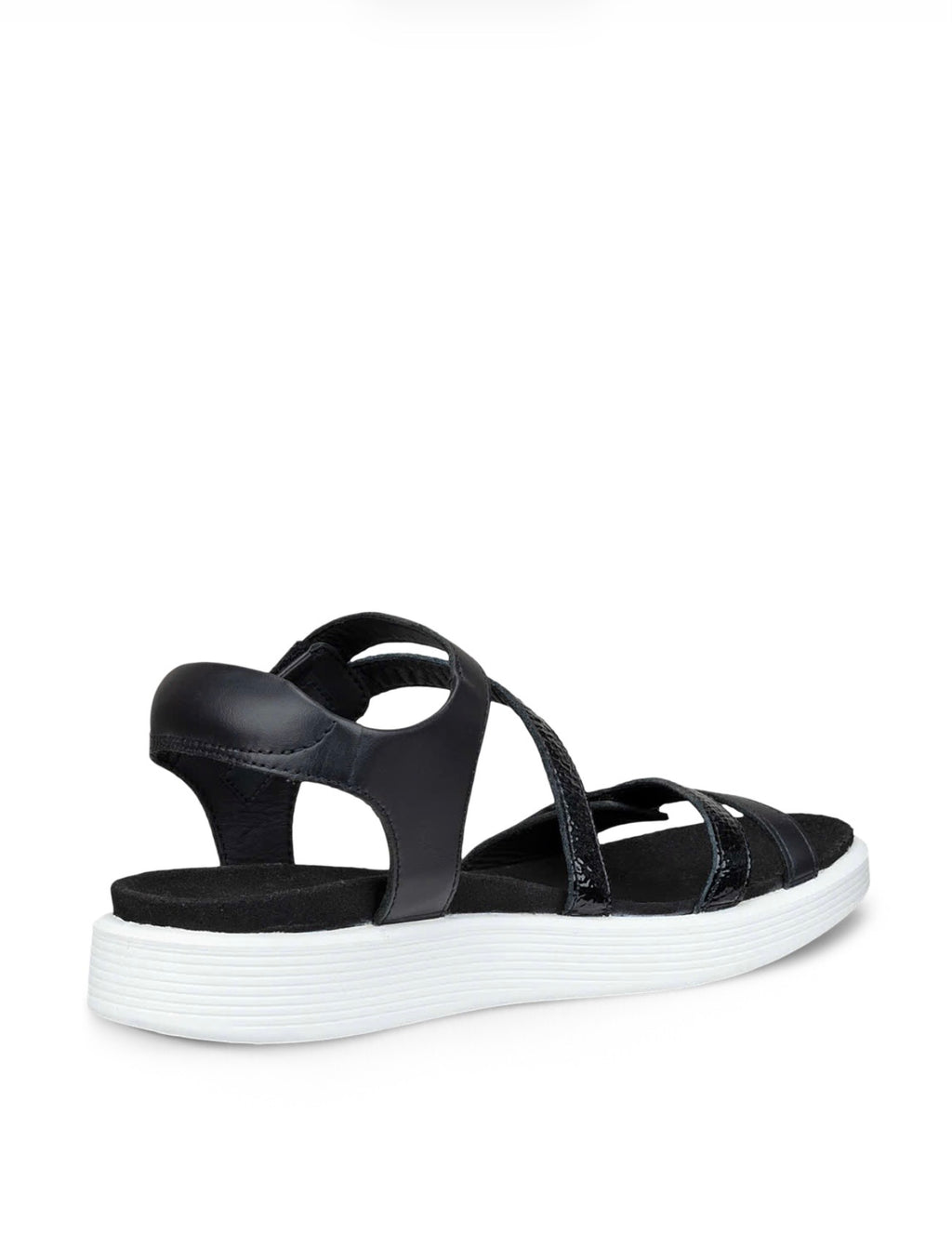 ECCO Soft sandal D, Sort