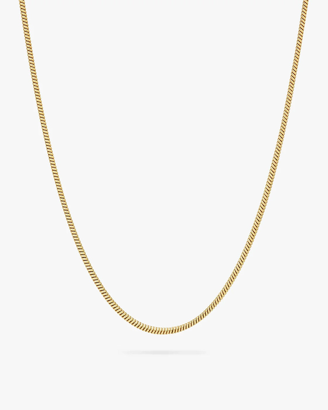 Philippa Studios Snake halskjede, forgylt gull