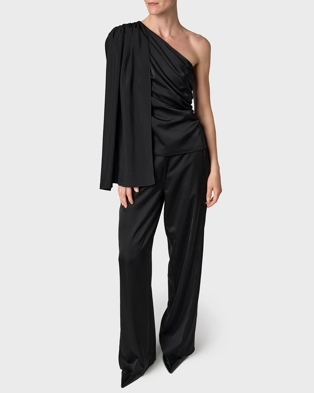 Marville Road The Jessie satin top, sort