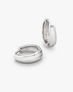 Philippa Studios Dome Hoops Large, sølv