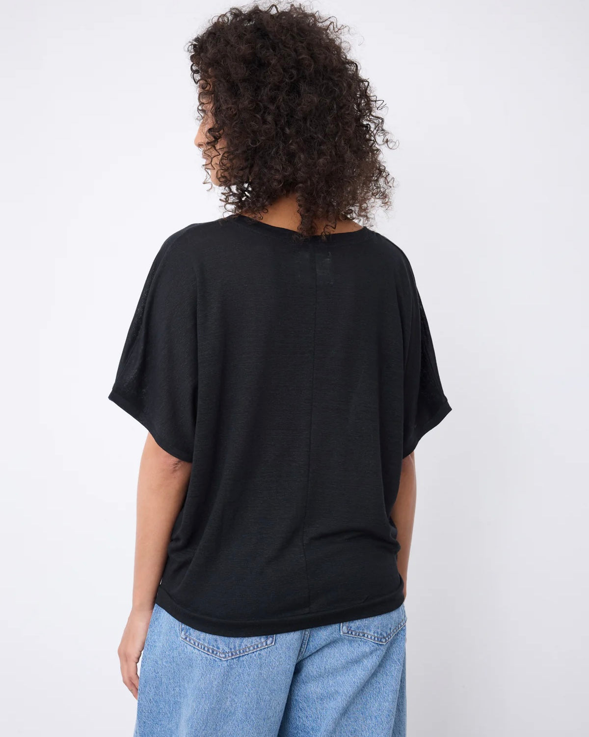 Notshy Cashmere Sophia tshirt, Sort