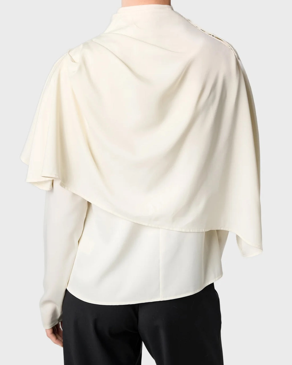 Marville Road The Sophia satin blouse, creme