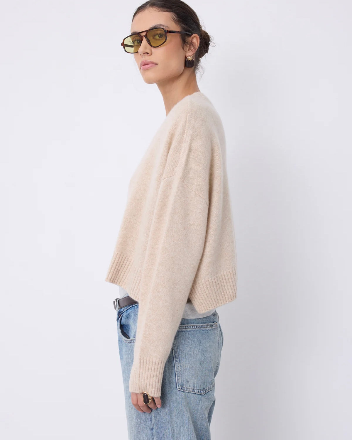 Notshy Cashmere Tayra genser, beige