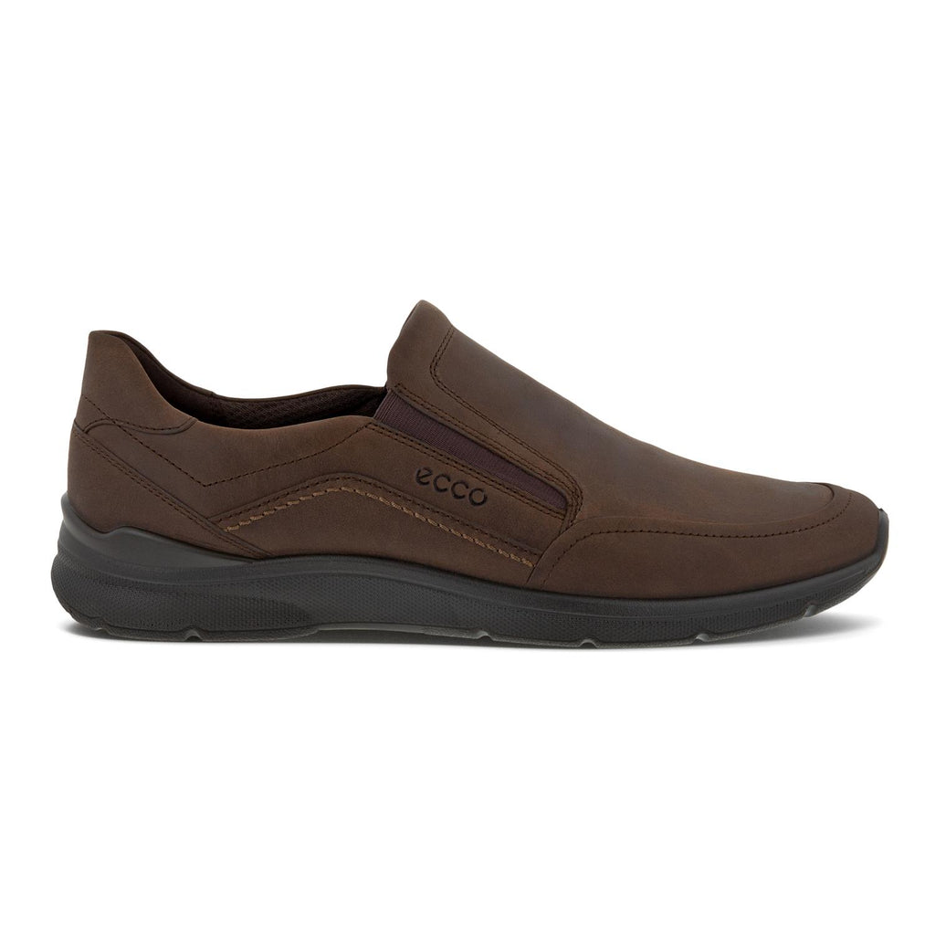 ECCO Irving loafer, nubuk coffee
