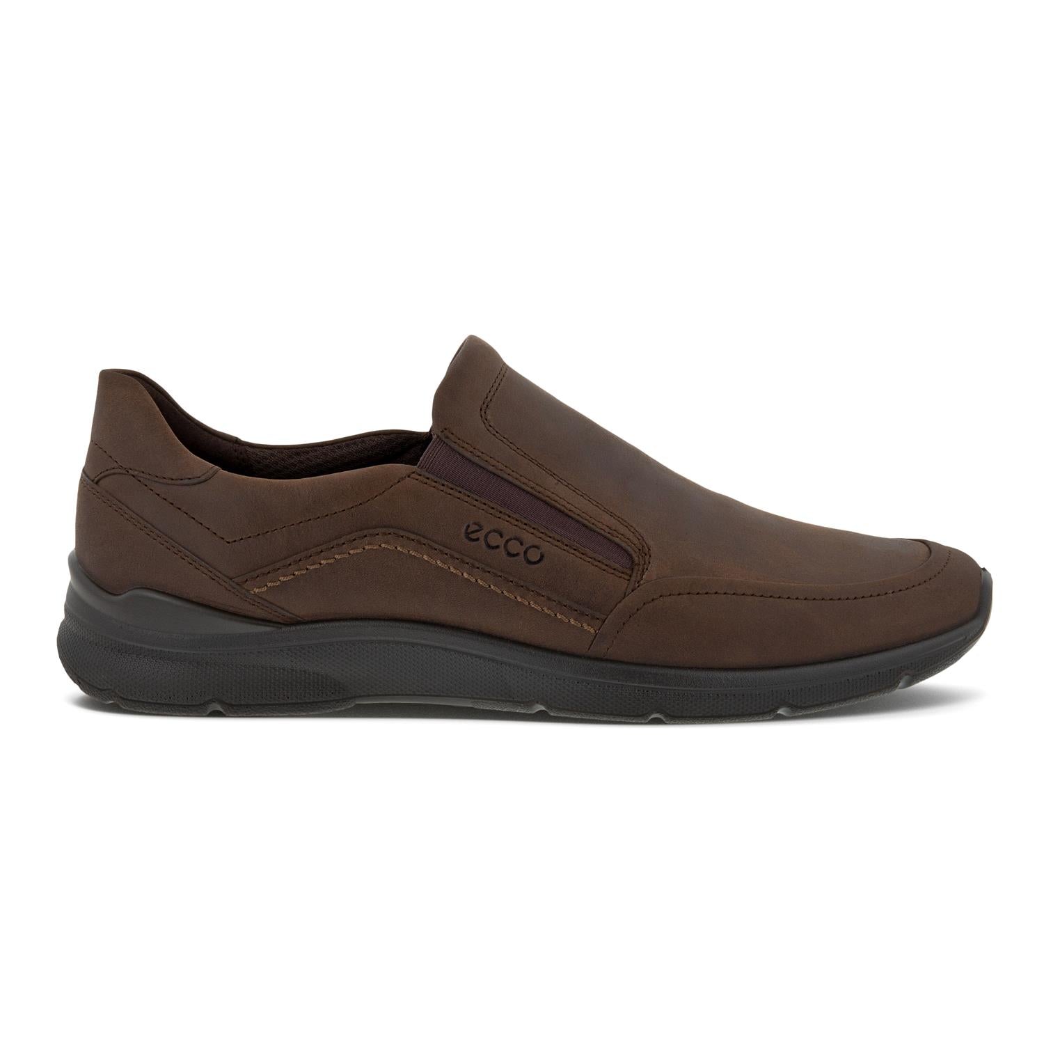 ECCO Irving loafer, nubuk coffee