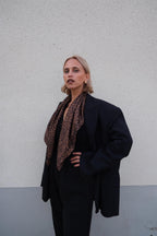 Lescarf Leo Scarf, Brown, 80x80