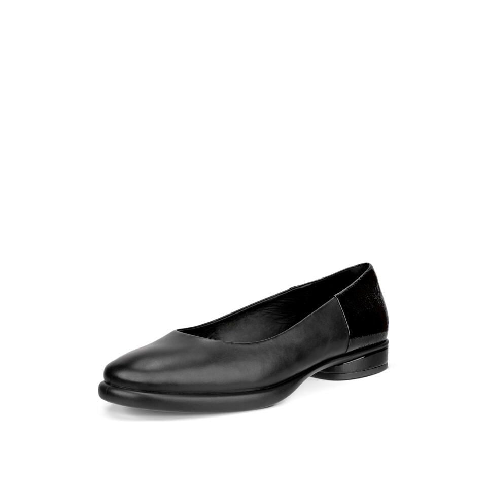 ECCO Sculpted Lx Ballerina, Sort/lakk