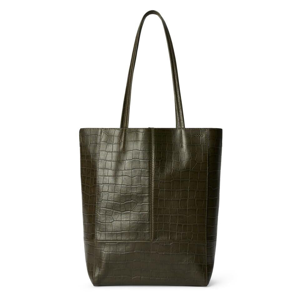ECCO Aven tote croc, Green pine