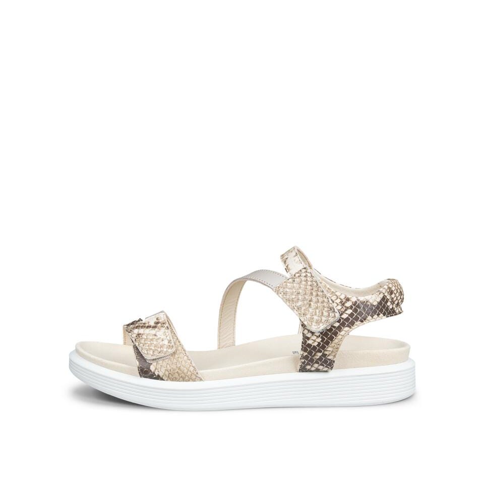 ECCO Soft Sandal D, Foil/python