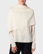 Marville Road The Sophia satin blouse, creme