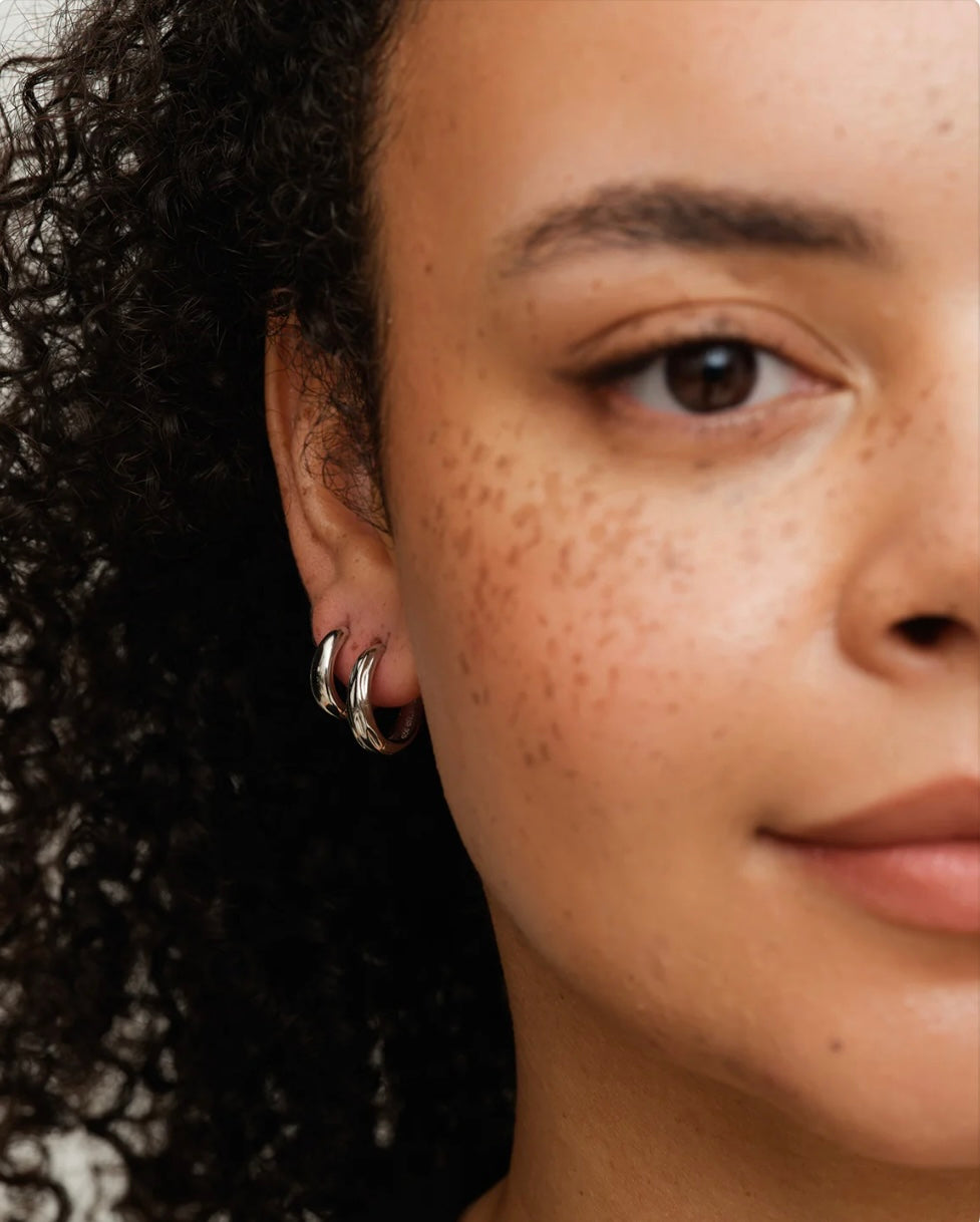 Dome Hoops Medium, sølv