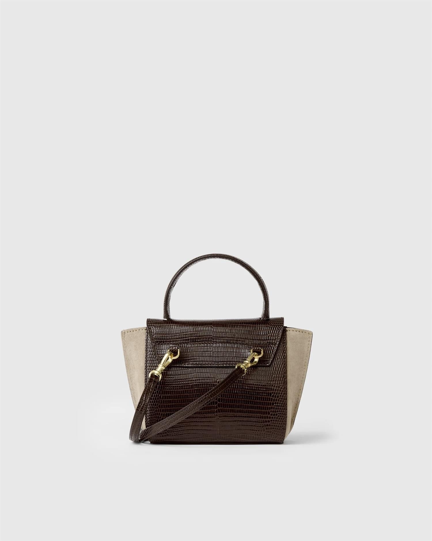 ATP Atelier Montalcino, avena/walnut suede/printed lizard