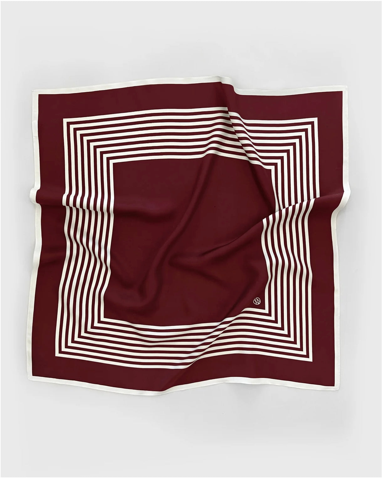 Le scarf No. 13, Wine Red, 65x65