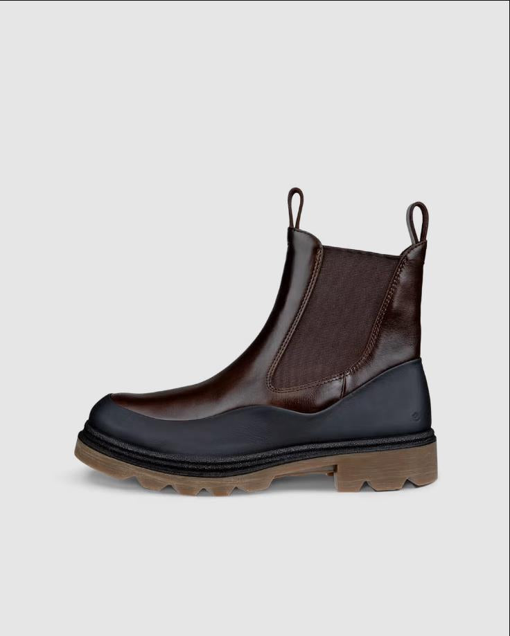 ECCO Grainer chelsea D, coccoa/black