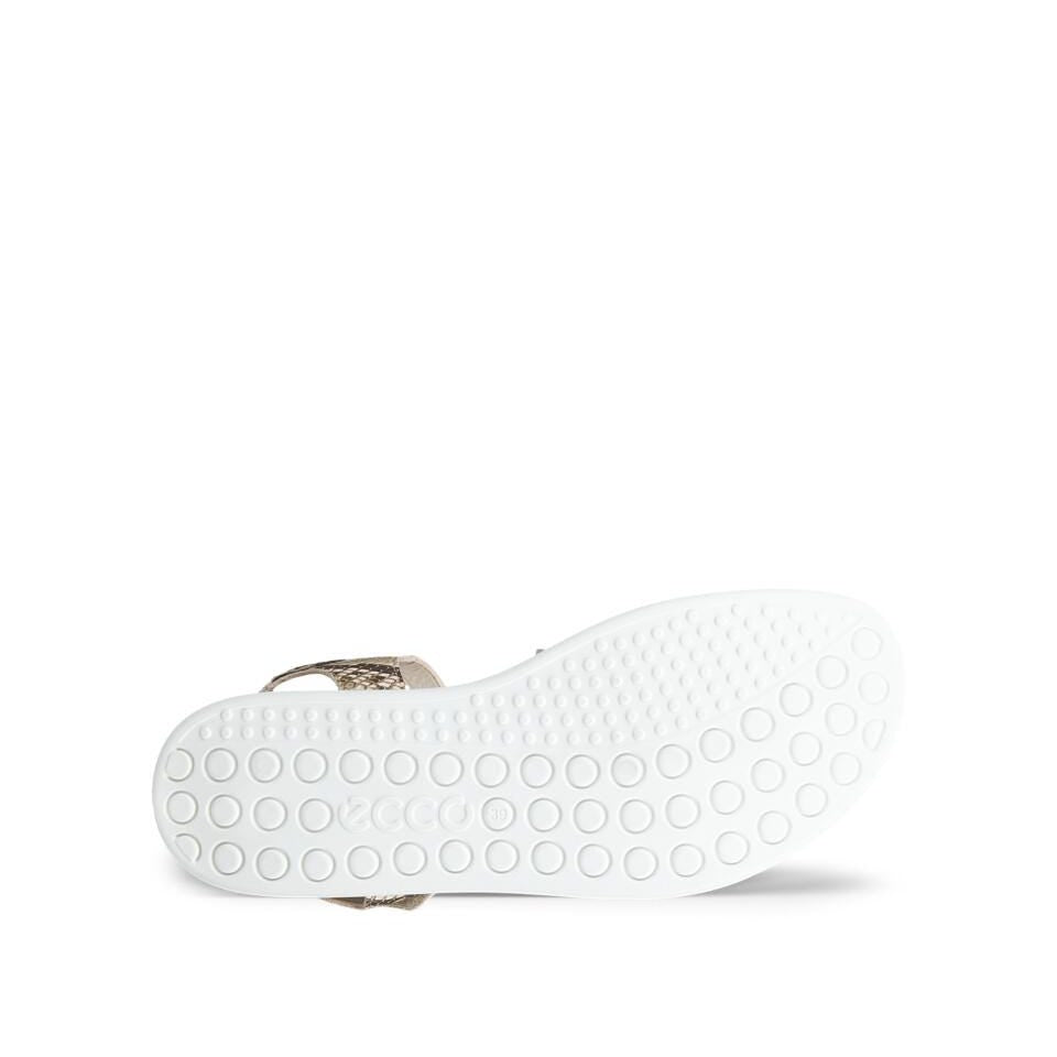 ECCO Soft Sandal D, Foil/python