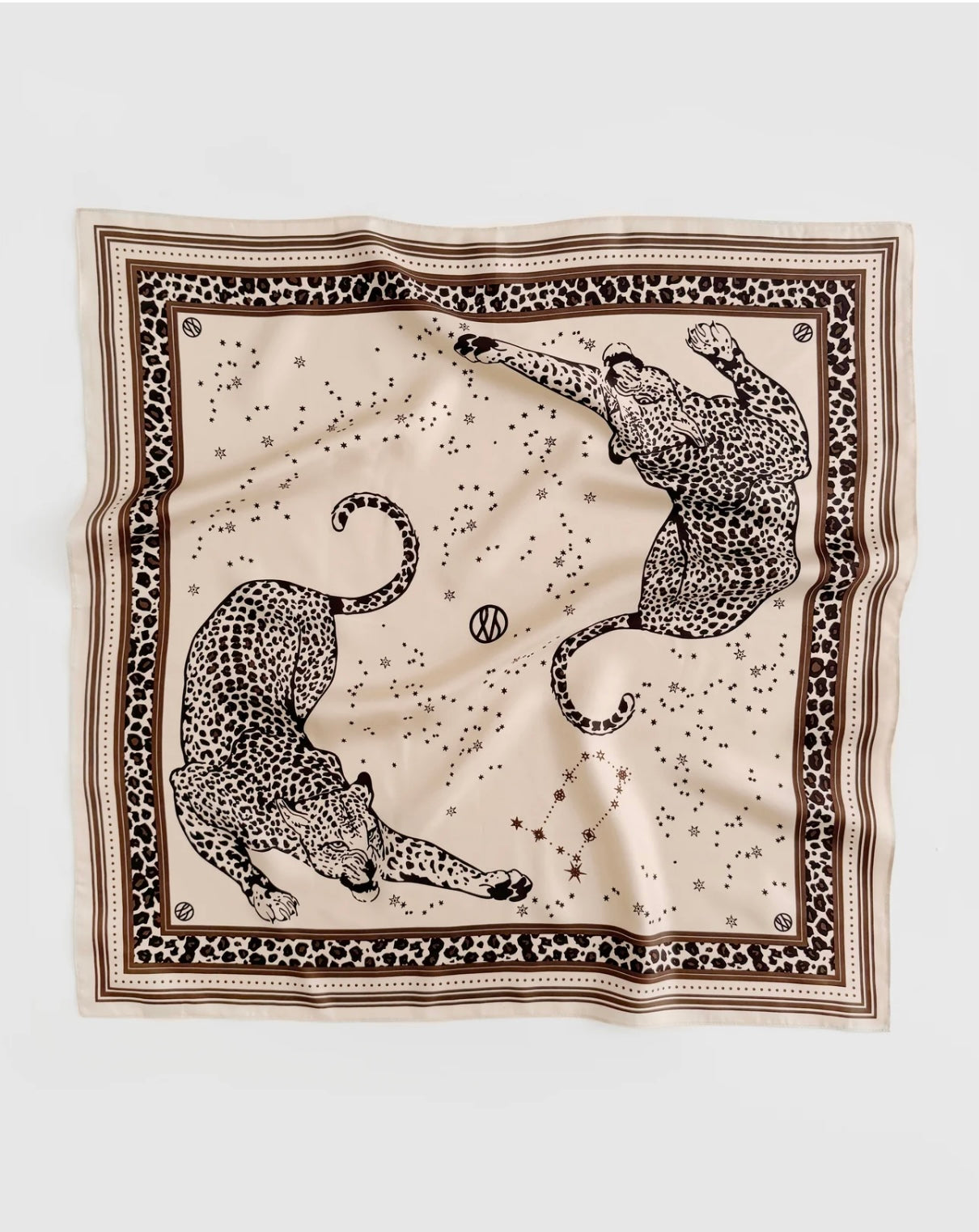 Le scarf Gemini Scarf, Sand, 65x65