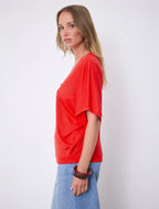 Notshy Cashmere Sophia tshirt, Rød
