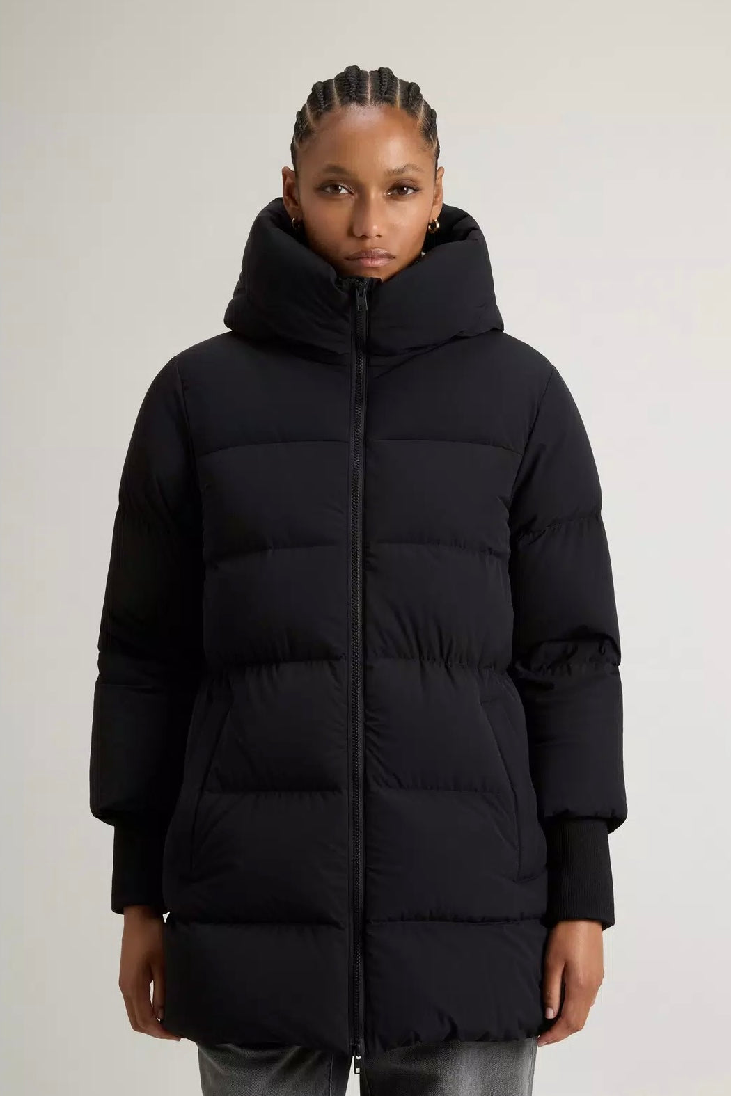 Woolrich Cloud Madison coat, svart