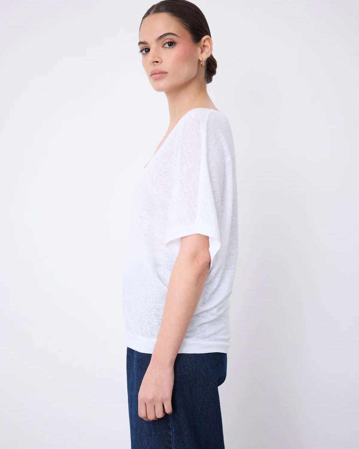 Notshy Cashmere Sophia tshirt, Hvit