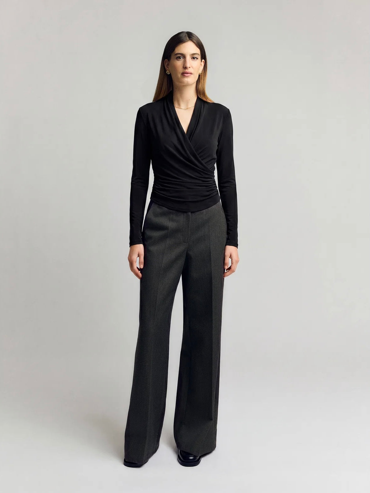 Andiata Fifi Loong sleeve, Sort