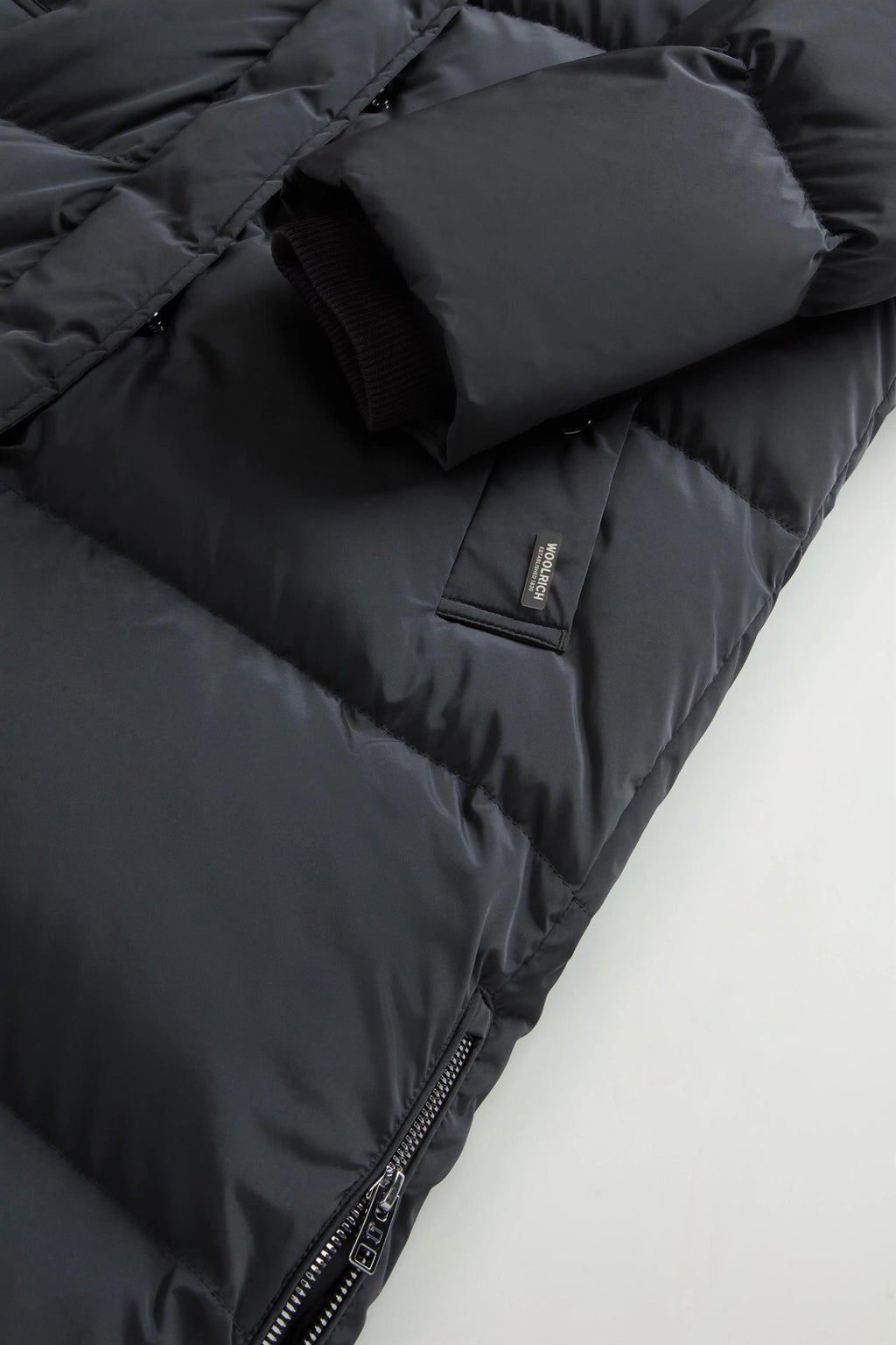 Woolrich Long Kelly parka, svart