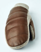 Hestra Jeanne mitt, light brown