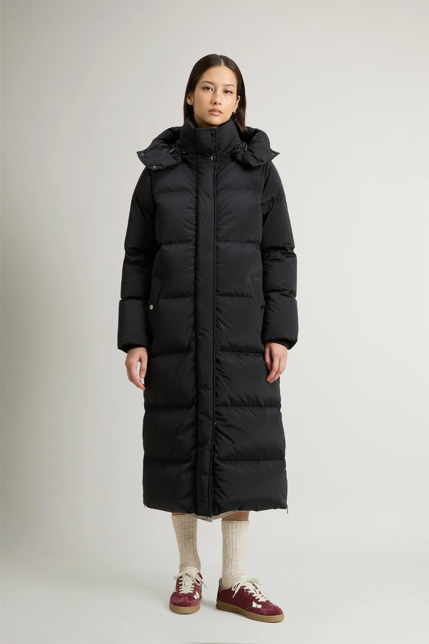 Woolrich Long Kelly parka, svart