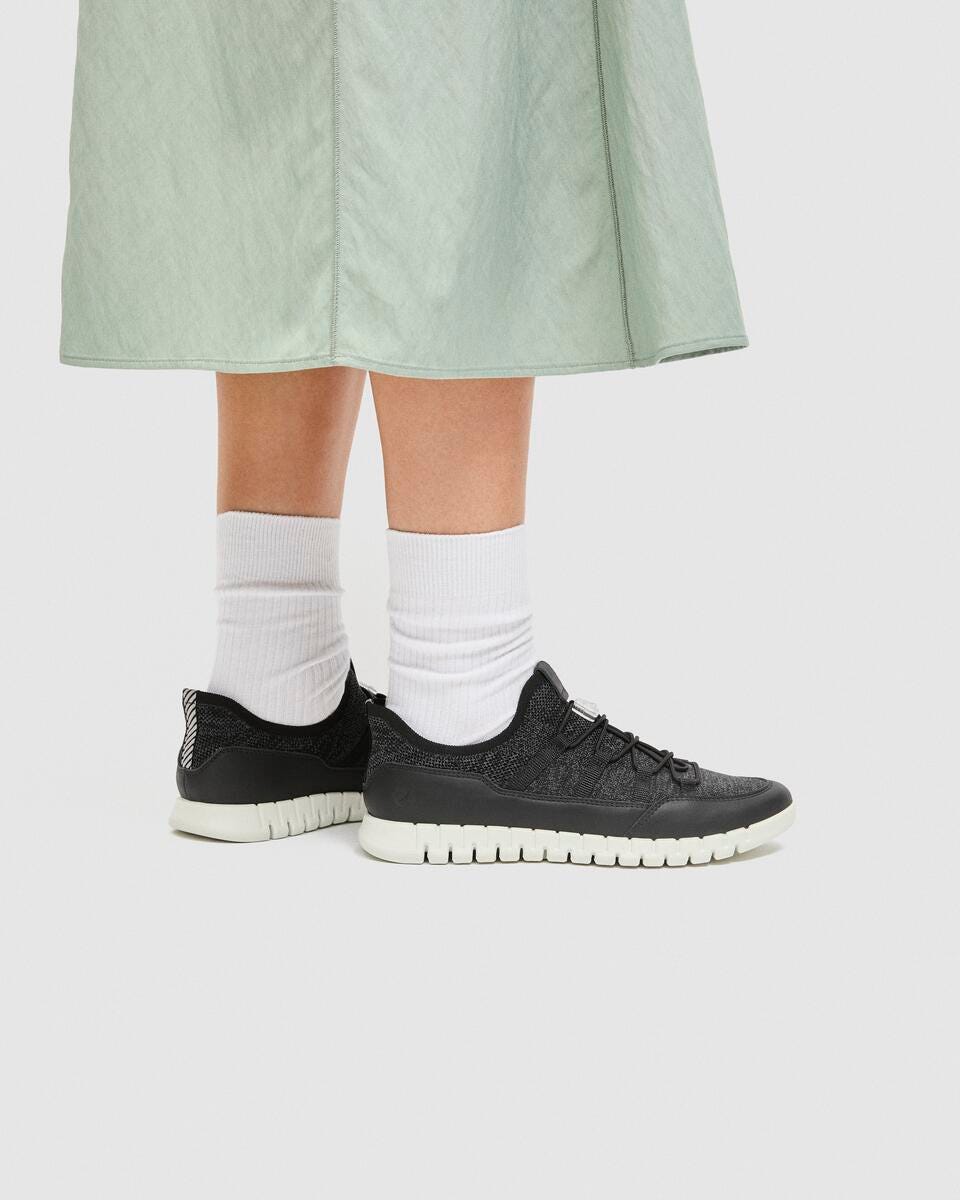ECCO Gruuv Lite tekstil, Sort