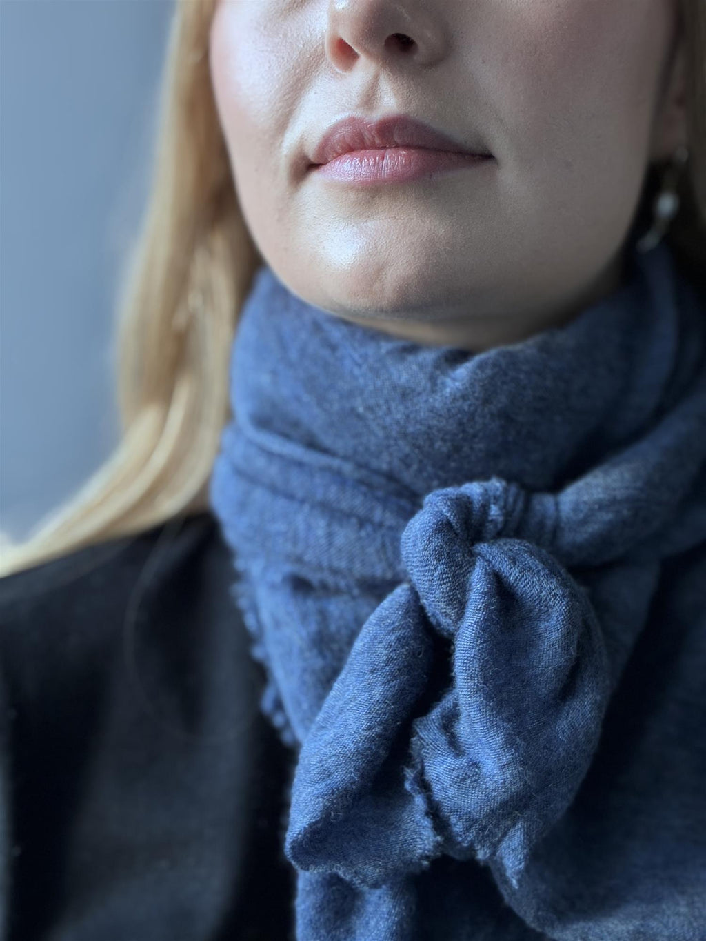 Natura Cashmere Portofino luxury, denim blue 1018