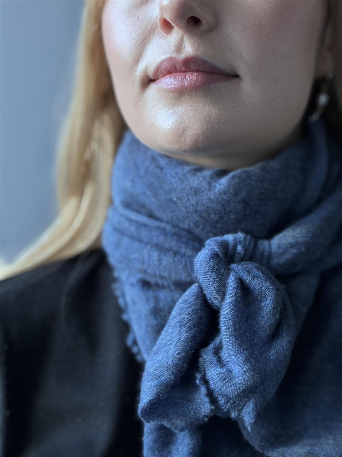 Natura Cashmere Portofino luxury, denim blue 1018