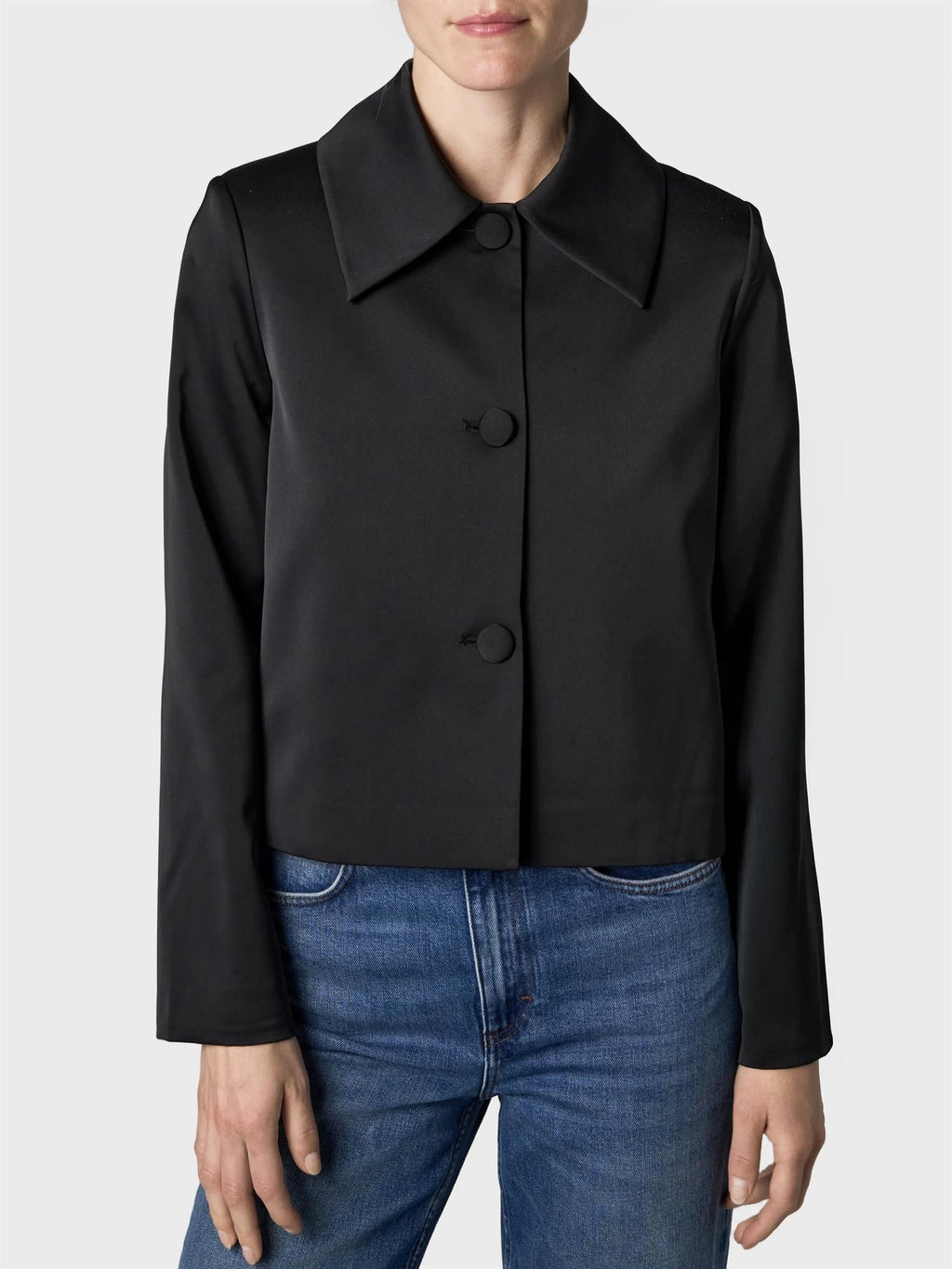 Marville Road The Donna satin blazer, sort