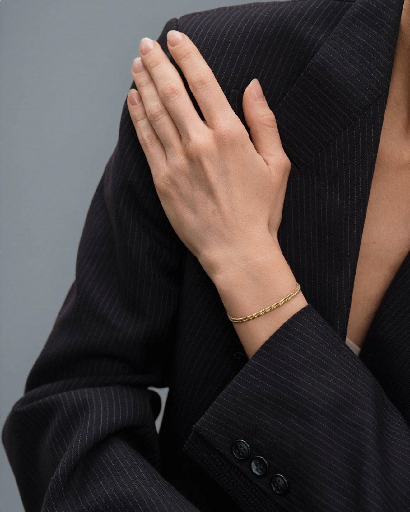 Philippa Studios Snake Armbånd, forgylt gull