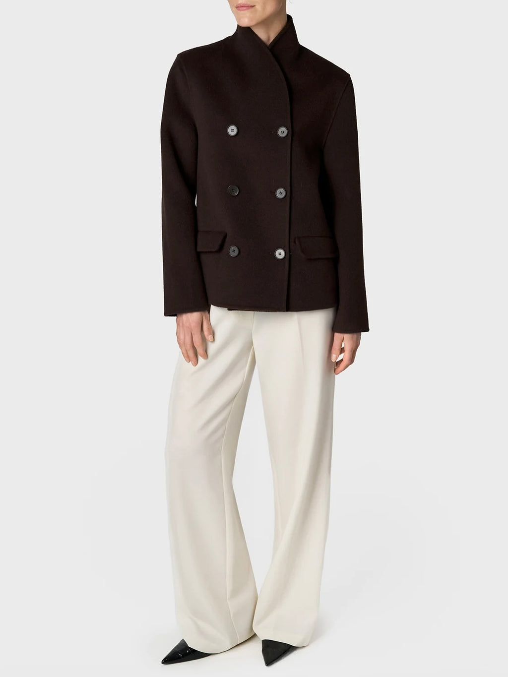 Marville Road The Sally wool jacket, chocolate