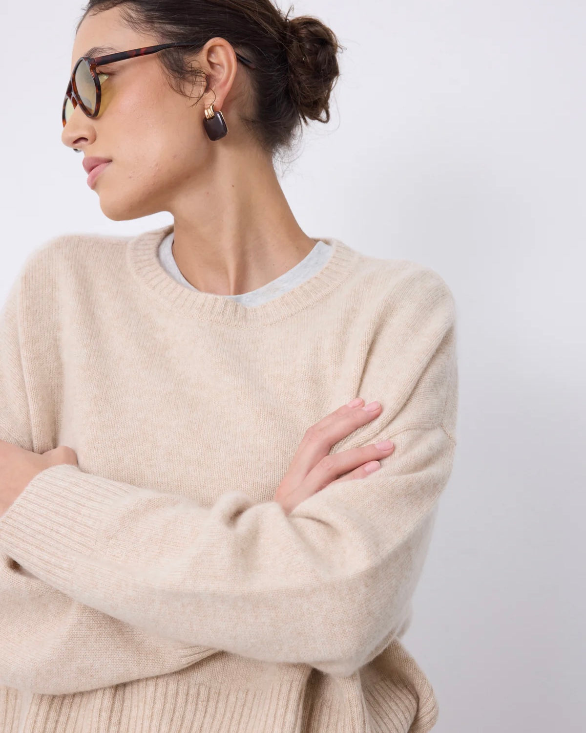 Notshy Cashmere Tayra genser, beige