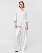 Julie Josephine Sophie shirt, white pinstripe