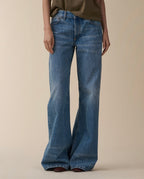 Jeanerica Kyoto, mid blue righe