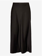 Marville Road Ally satin stretch skirt, sort
