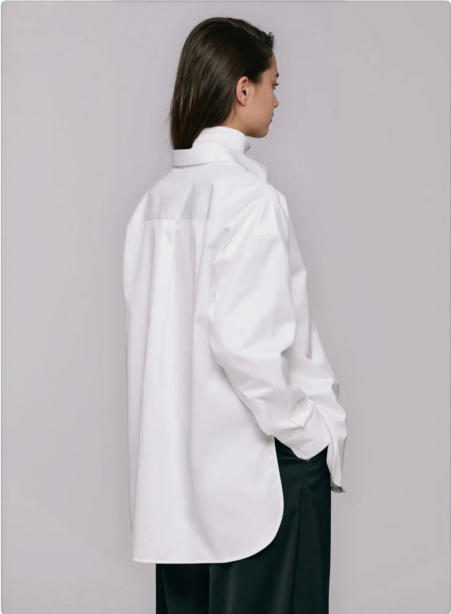 Julie Josephine Edwina shirt, hvit