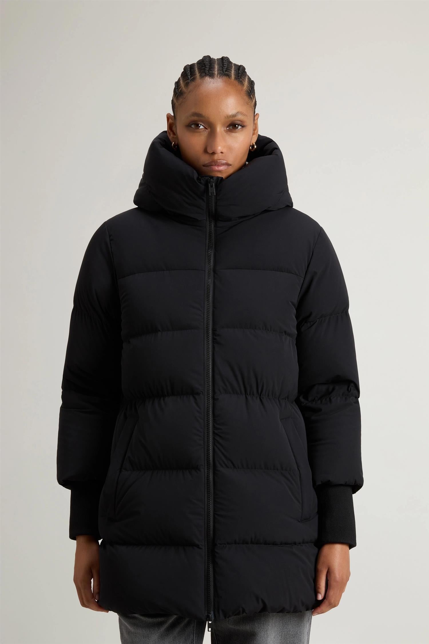Woolrich Cloud Madison coat, svart