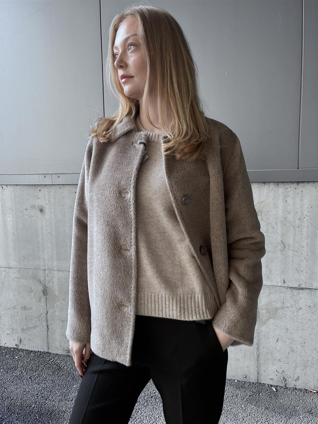 Natura Cashmere  Agnes Alpaca, taupe